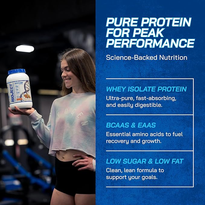 Evogen Isoject - Whey Protein Isolate | Ultra-Pure Whey Protein Powder with Ignitor Enzymes, BCAAs, and EAAs | Enhanced Absorption & Recovery | Fruity Cereal | 26 Servings