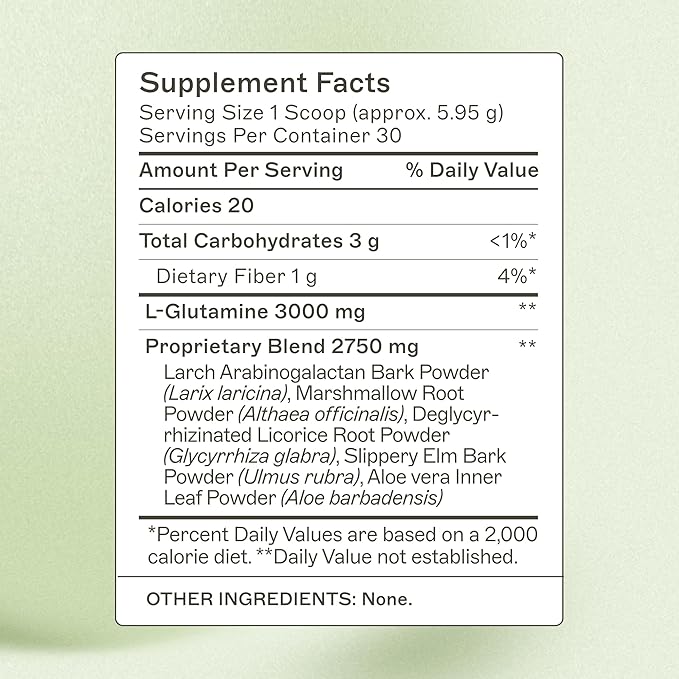 Amy Myers MD Leaky Gut Revive - Gluten-Free & Non-Dairy - Botanical Blend for Healthy Gut Support - GI Health Support with Prebiotic Fiber, Slippery Elm Bark & Marshmallow Root - 6.3 oz (30 Servings)
