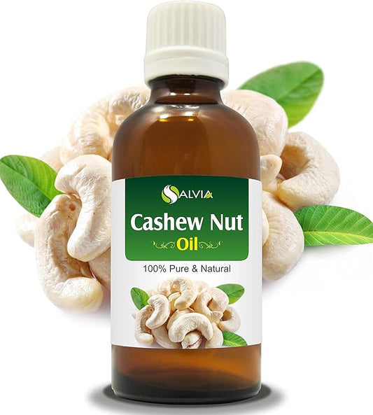 Cashew Nut Oil with Dropper (Anacardium Occibentale) 100% Natural Pure Carrier Oil (30ml)