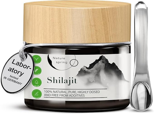 Mumijo Shilajit Resin in Glass | Premium +2 Months | Highly Potent Himalayan Source with Fulvic Acid | Humic Acid and Trace Elements | Supports Immune System and Energy