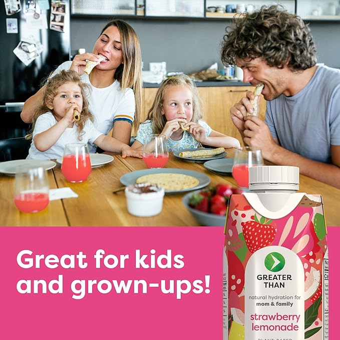 Greater Than Lactation Supplement Support, Coconut Water, Vitamins & Electrolyte Drink for Breastfeeding, Breast Milk & Immune Support, Variety Pack & Orange Mango (20 Pack)
