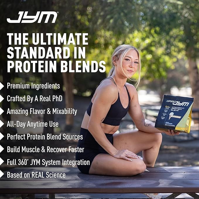Pro JYM S'Mores Protein Powder - Whey Protein Isolates, Casein, & Milk Protein, Lean Muscle Building for Men & Women, JYM Supplement Science, 45 Servings