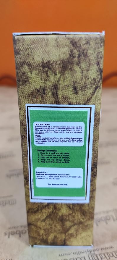 Salvia Frankincense Organic Standard Undiluted Essential Oil, 15ml