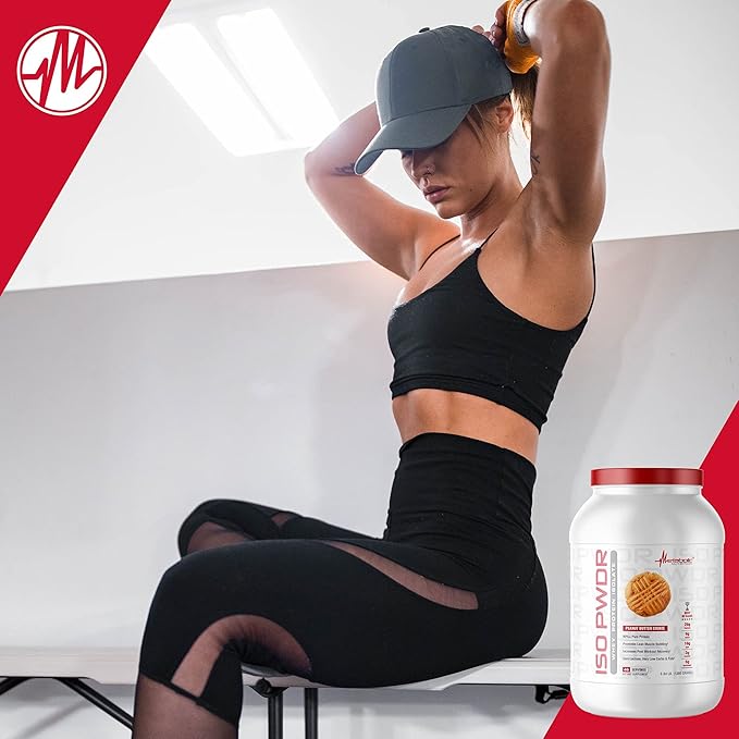 Metabolic Nutrition Whey Protein Isolate ISO PWDR Birthday Cake, 3.04lb, 23 Servings, 26g Protein, Fast Digesting, Zero Carbs, Delicious Flavor, Very Low Carbs & Fat, Zero Lactose