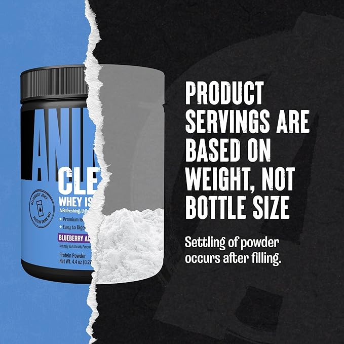 Clear Whey Isolate Protein Powder - Easy to Digest and Mix, 5g BCAA, Deliciously Juicy, Refreshing Anytime Drink for Men and Women, Blueberry Acai 125g (5 Servings)