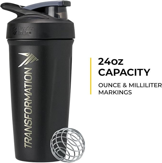 Transformation Vanilla Protein Powder & Performance Insulated Shaker Bottle | 30G Multi-Protein Superblend | Collagen Peptides, Egg White & Plant Blend | MCT Oil | BCAA Amino Acids